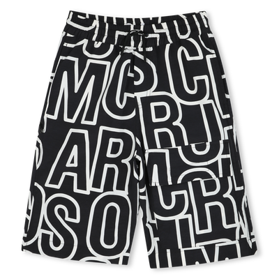 Bermuda long imprim&eacute; &agrave; poches MARC JACOBS GARCON