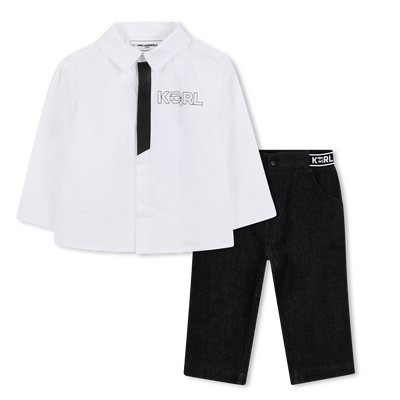 Ensemble chemise et pantalon KARL LAGERFELD KIDS GARCON