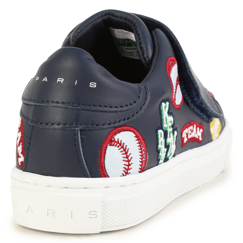 Baskets brodées à bandes auto-agrippantes KENZO KIDS 
                    UNISEXE