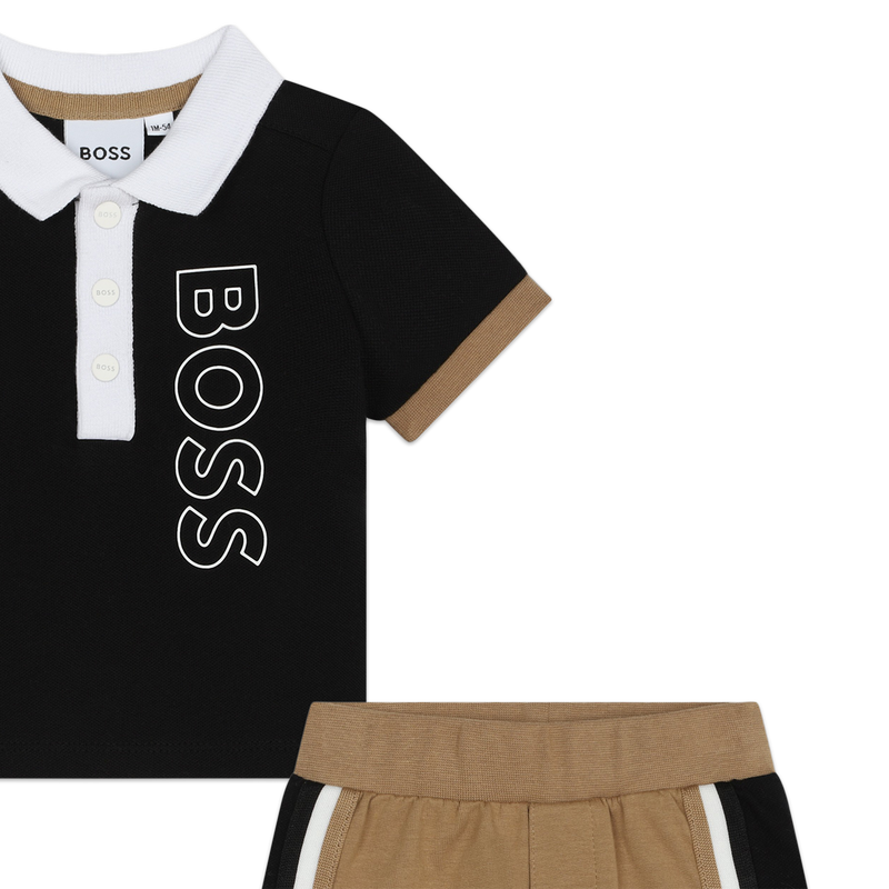 Ensemble polo + short BOSS 
                    GARCON