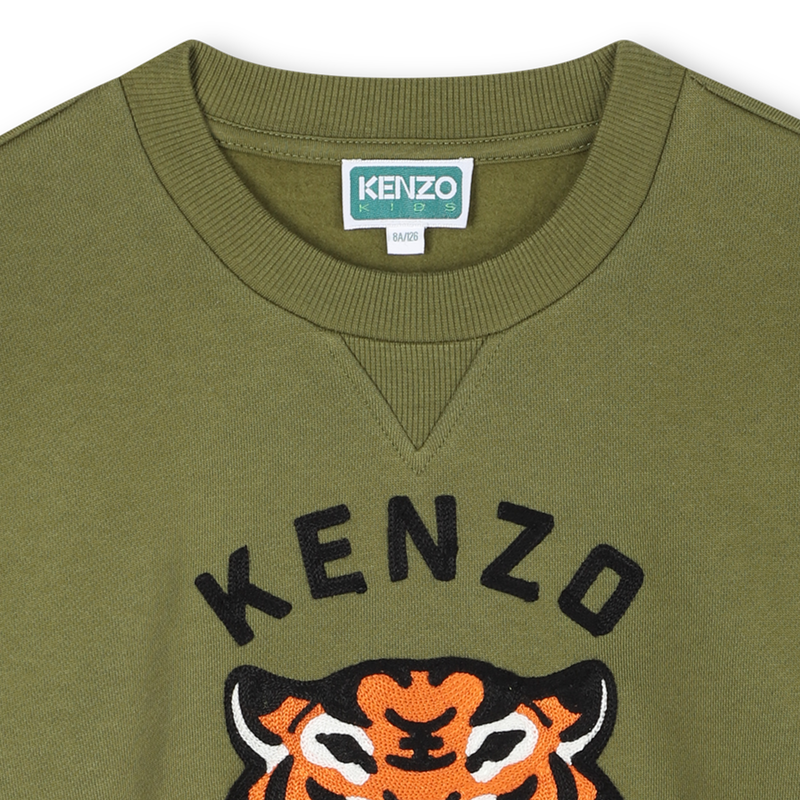 Sweat en molleton non gratté KENZO KIDS 
                    GARCON