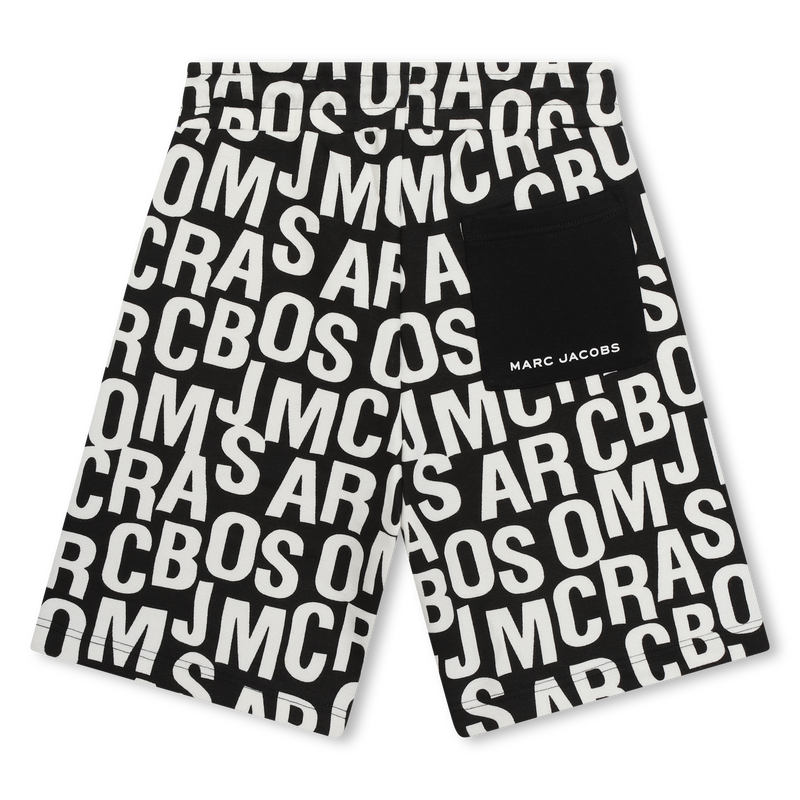 Bermuda en molleton imprimé THE MARC JACOBS 
                    UNISEXE