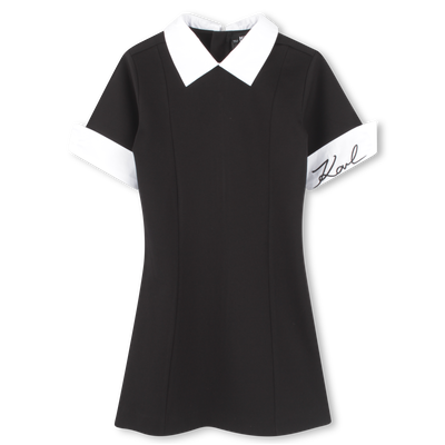 Robe &agrave; manches courtes KARL LAGERFELD KIDS FILLE