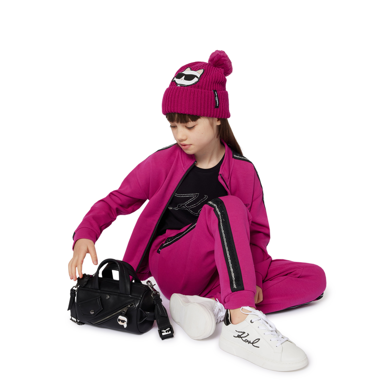 Cardigan en double jersey KARL LAGERFELD KIDS 
                    FILLE