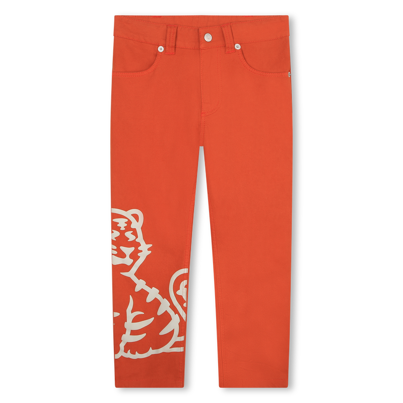 Pantalon ajustable en coton KENZO KIDS 
                    UNISEXE