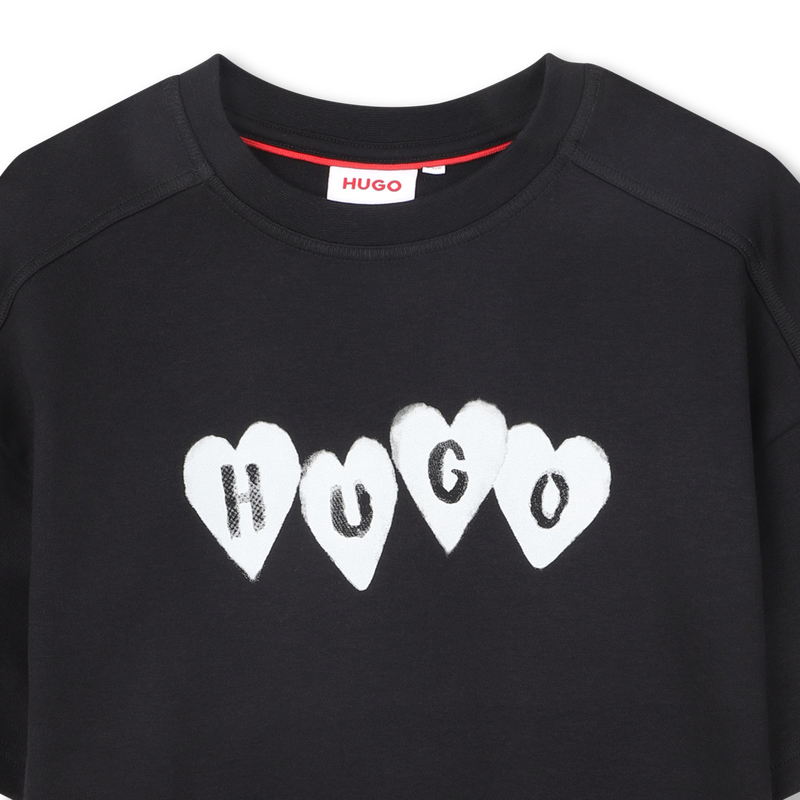 Tee-shirt manches courtes Hugo 
                        FILLE