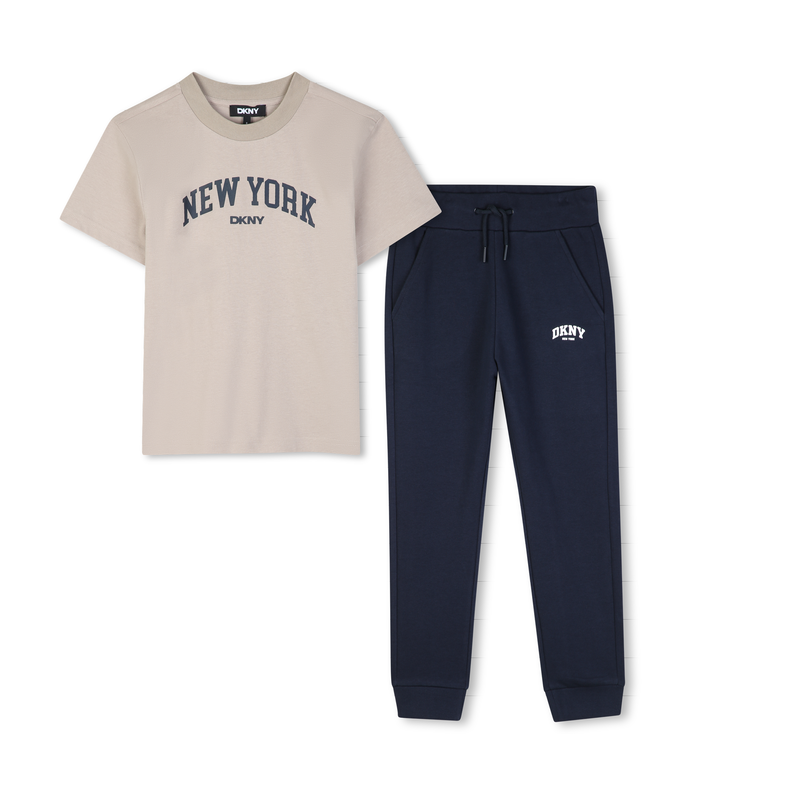 Ensemble tee-shirt et pantalon DKNY 
                        GARCON