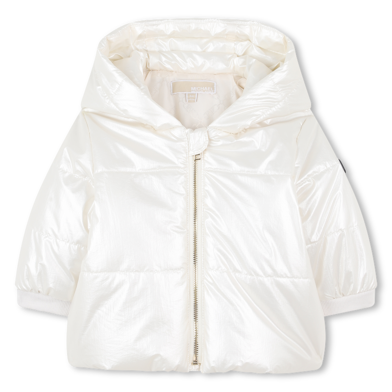 Doudoune brillante à capuche MICHAEL KORS 
                    FILLE