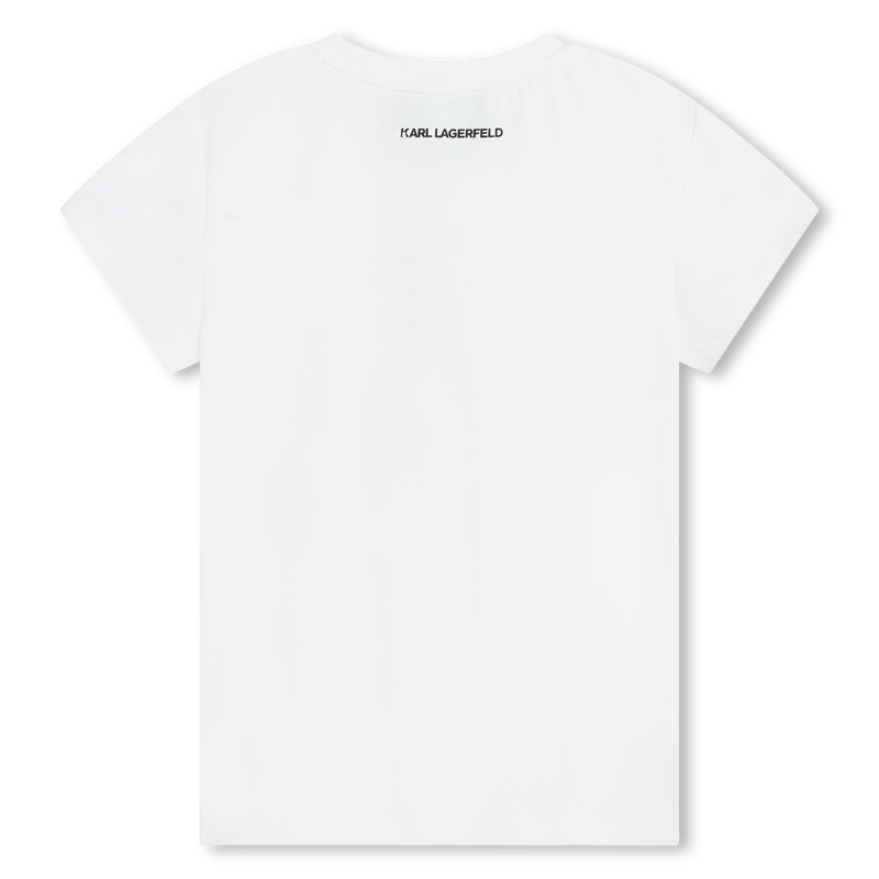 T-shirt avec strass KARL LAGERFELD KIDS 
                    FILLE