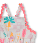 Combishort imprim&eacute;e BILLIEBLUSH 
                    FILLE