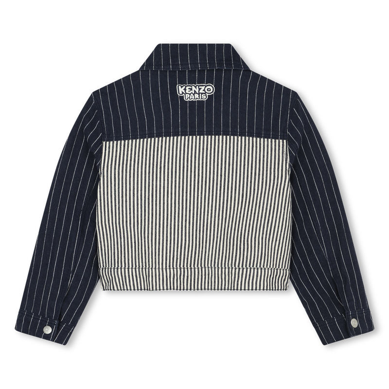 Veste en jean à rayures KENZO KIDS 
                    FILLE