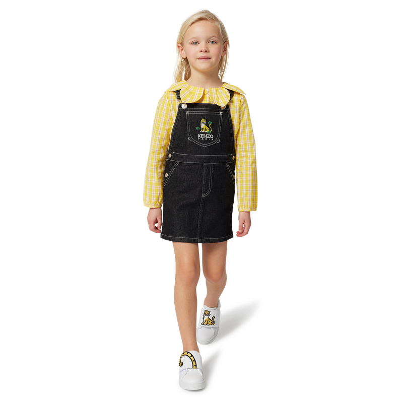 Chemisier col fantaisie coton KENZO KIDS 
                    FILLE