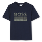 Tee-shirt manches courtes, BLEU CARGO, hi-res
