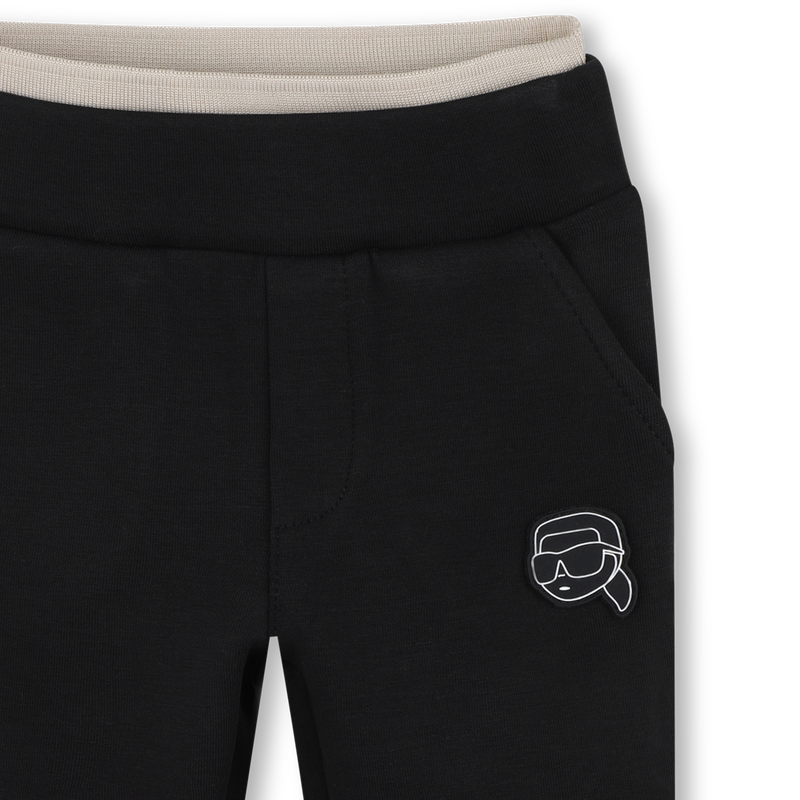 Ensemble cardigan et pantalon en double jersey KARL LAGERFELD KIDS 
                        GARCON