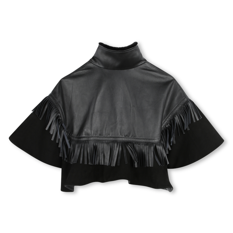 Veste cape à franges CHLOE 
                    FILLE