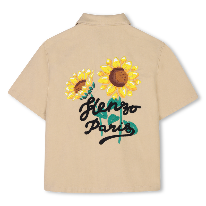 Chemise manches courtes coton KENZO KIDS 
                    GARCON