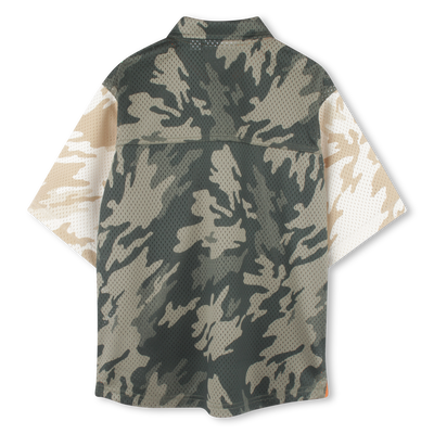 Chemise pressionn&eacute;e imprim&eacute;e TIMBERLAND GARCON