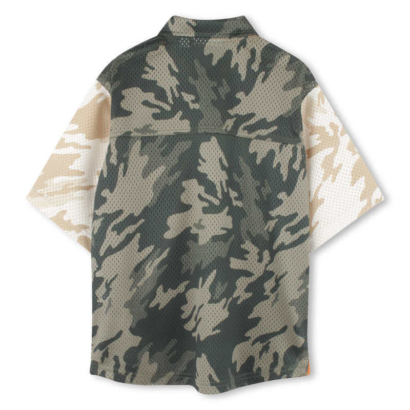 Chemise pressionn&eacute;e imprim&eacute;e TIMBERLAND 
                        GARCON