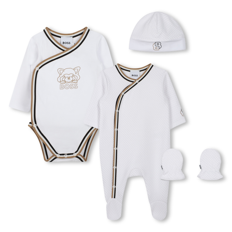 Ensemble naissance 4 pièces BOSS 
                    UNISEXE