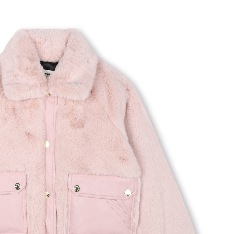Blouson en polaire duveteuse SONIA RYKIEL 
                    FILLE
