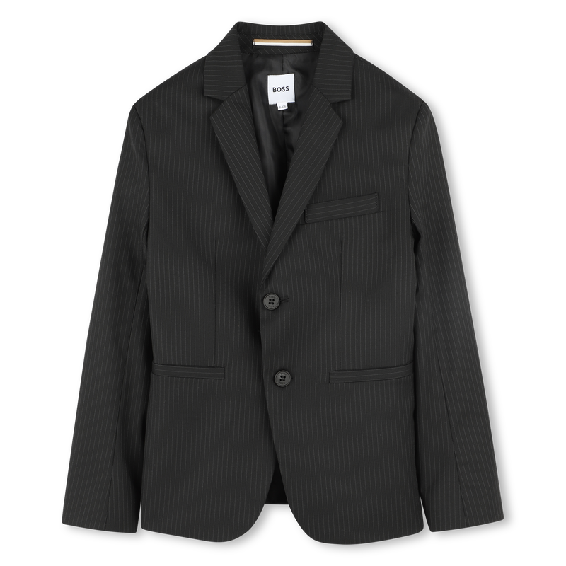 Veste boutonnée à rayures BOSS 
                    GARCON