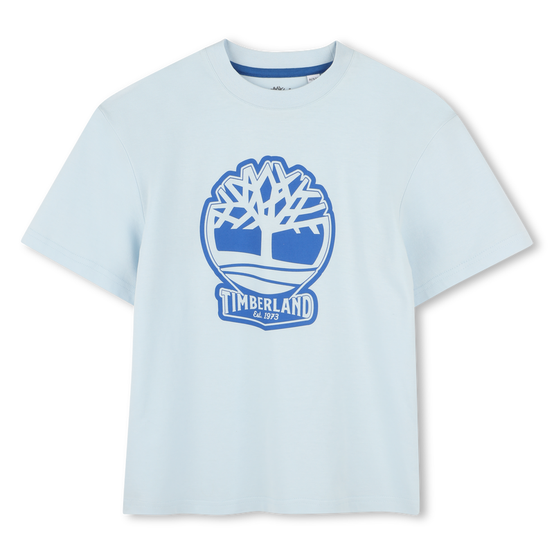 T-shirt bicolore avec logo TIMBERLAND 
                    GARCON