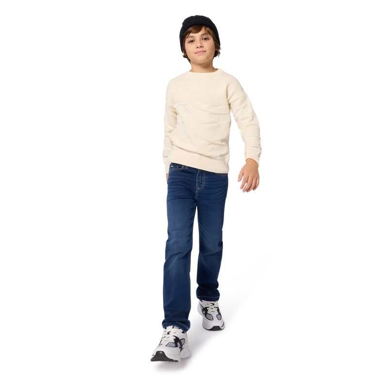 Pull col rond BOSS 
                        GARCON