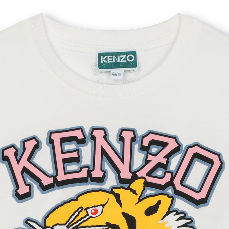 T-shirt Tigre rugissant KENZO KIDS 
                    FILLE