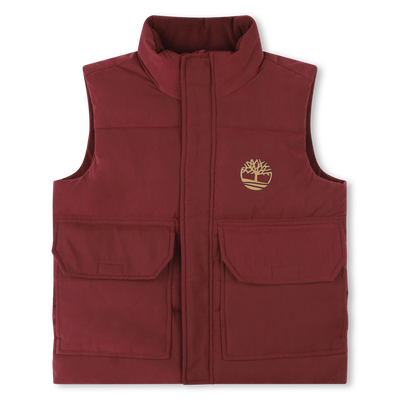 Doudoune zippée à sigles TIMBERLAND GARCON