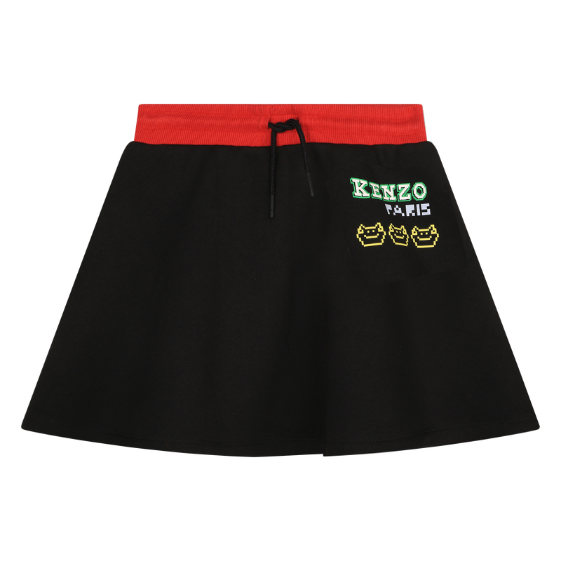 Jupe en molleton gratté coton KENZO KIDS 
                    FILLE