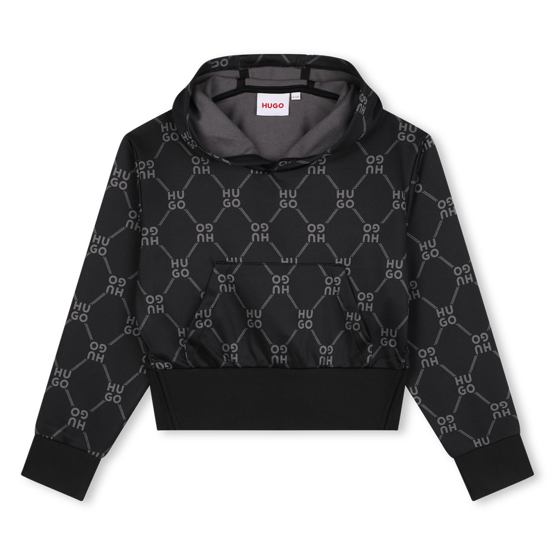 Sweat-shirt imprimé à capuche Hugo 
                    FILLE