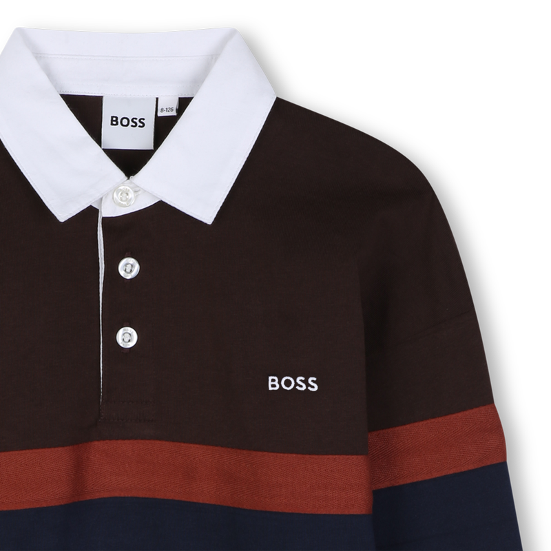 Polo manches longues BOSS 
                        GARCON