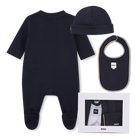 Ensemble pyjama, bonnet et bavoir BOSS 
                    GARCON