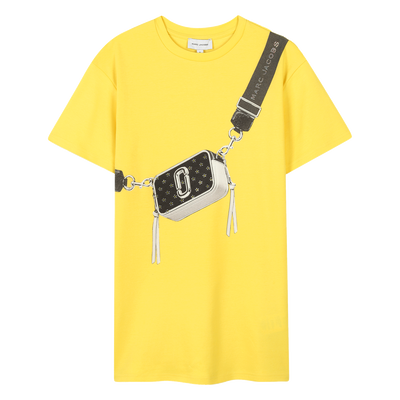 Robe droite courte en coton MARC JACOBS FILLE