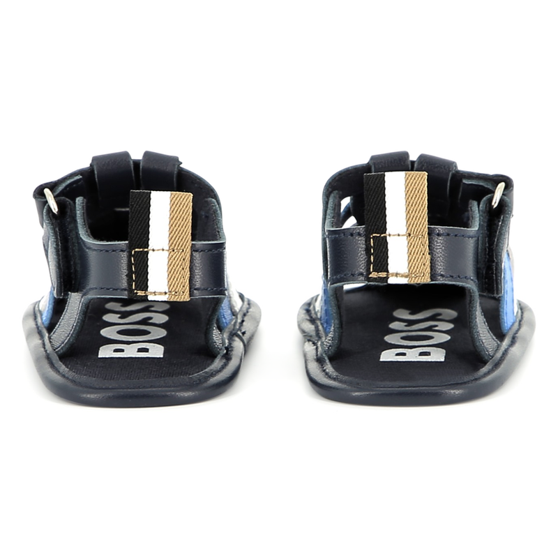 Sandalettes avec fermeture par bandes auto aggripa BOSS 
                        GARCON