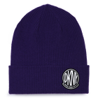 Bonnet en tricot avec revers, DARK PURPLE, hi-res