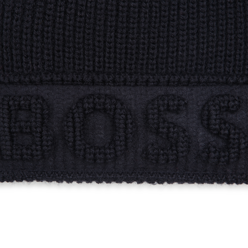 Bonnet à revers tricot BOSS 
                    GARCON