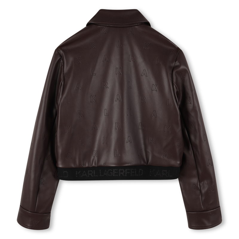 Veste avec fermeture zippée KARL LAGERFELD KIDS 
                    FILLE