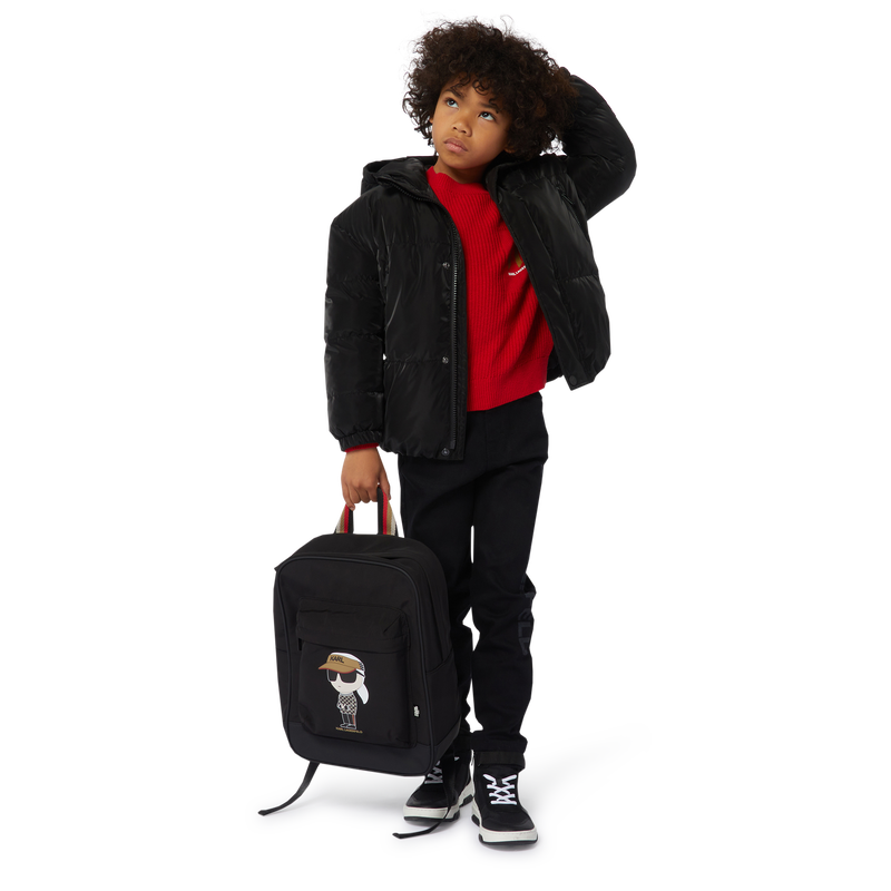 Doudoune déperlante à capuche KARL LAGERFELD KIDS 
                    GARCON