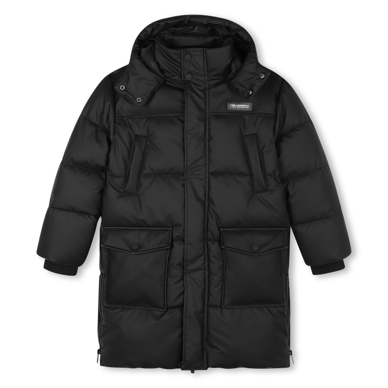 Doudoune longue bimatière KARL LAGERFELD KIDS 
                    GARCON
