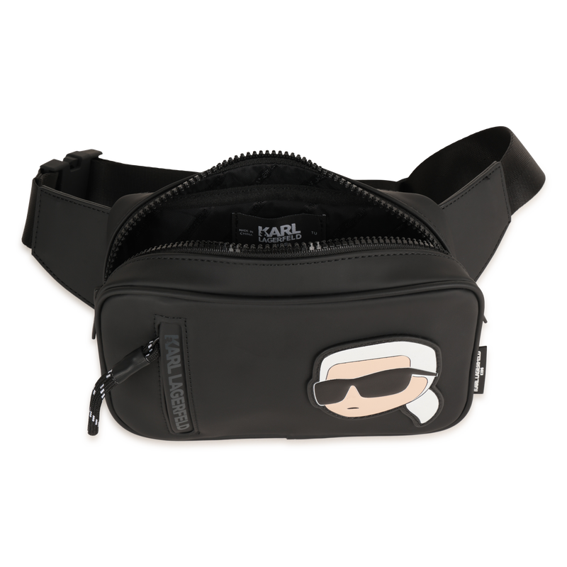 Sac banane en textile enduit effet gomme KARL LAGERFELD KIDS 
                    GARCON