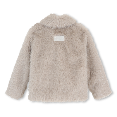 Manteau en polaire duveteuse DKNY FILLE