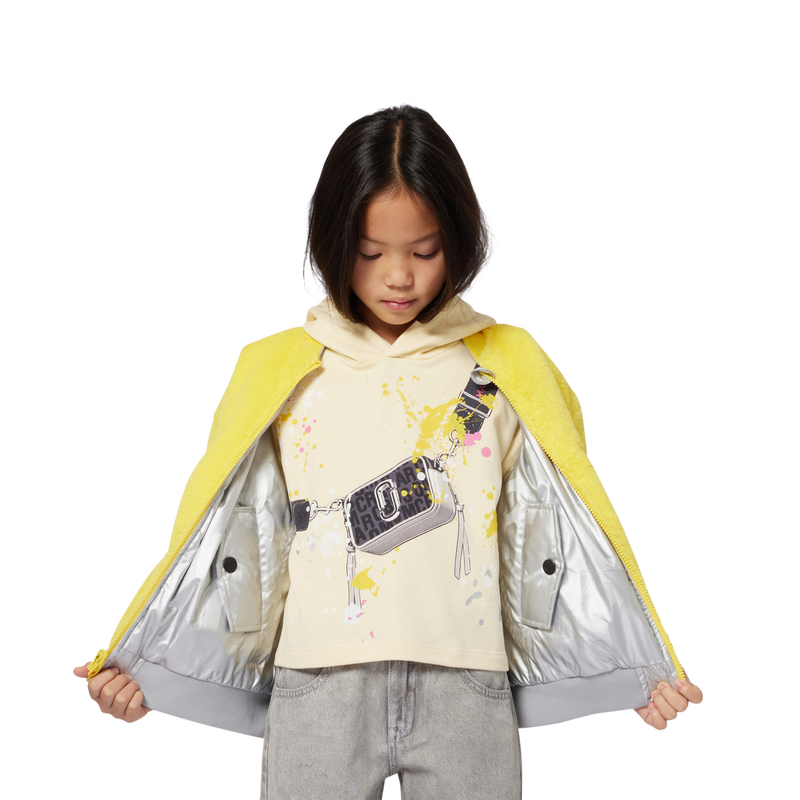 Sweat-shirt &agrave; capuche MARC JACOBS 
                        FILLE