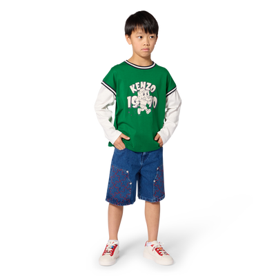 Tee-shirt manches longues KENZO KIDS GARCON
