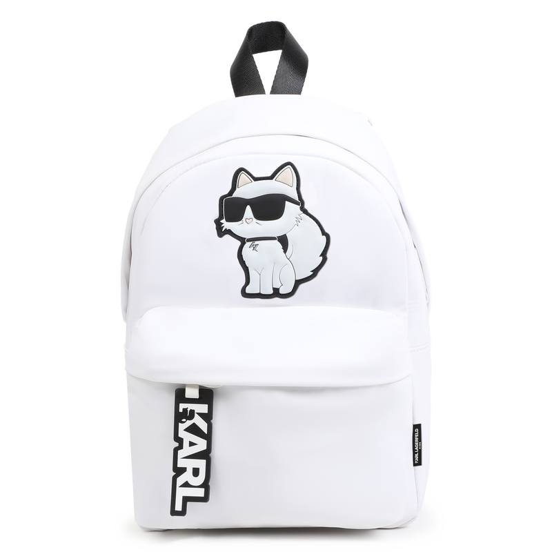 Petit sac à dos avec badge KARL LAGERFELD KIDS 
                    FILLE