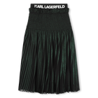 Jupe midi pliss&eacute;e iris&eacute;e KARL LAGERFELD KIDS 
                    FILLE
