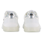 Baskets &agrave; lacets avec badge KARL LAGERFELD KIDS 
                    FILLE