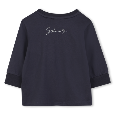 T-shirt avec fermeture pressionnée GIVENCHY GARCON