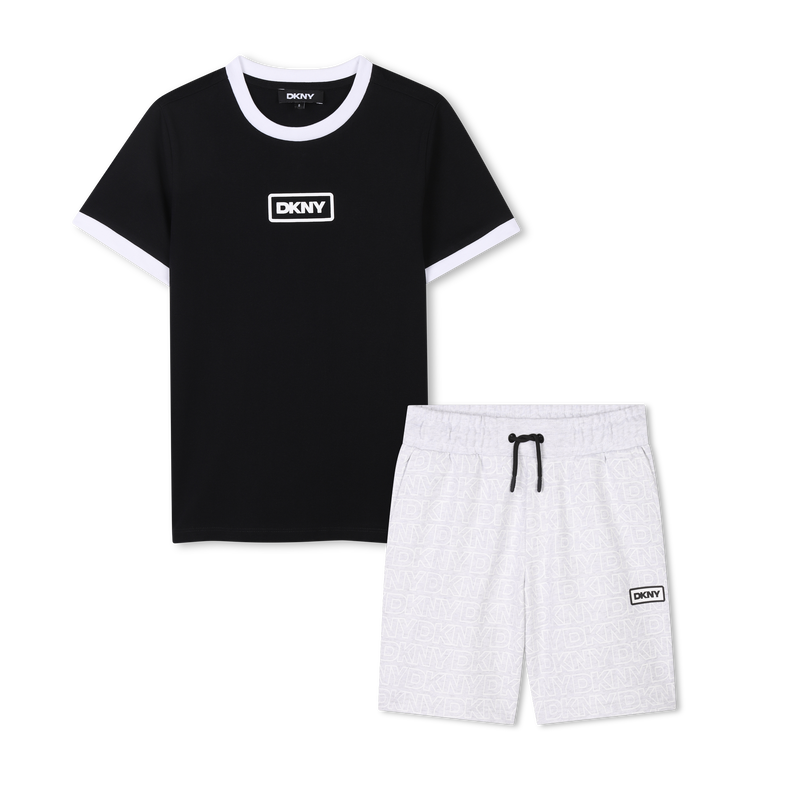 Ensemble T-shirt et bermuda DKNY 
                    GARCON