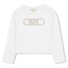 T-shirt manches longues en jersey MICHAEL KORS 
                    FILLE